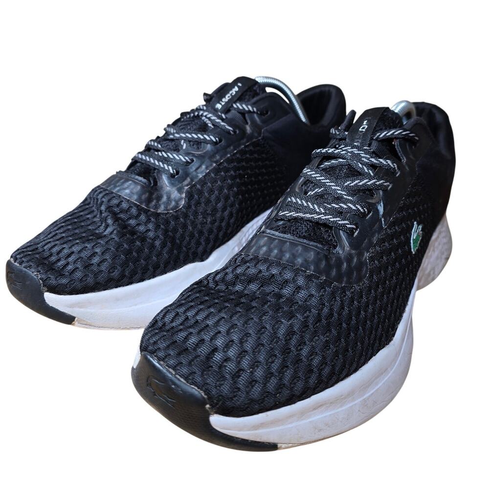 Lacoste Court Drive Fly Knit Textile Sneakers Black White Mens Size 10
Eu 43 - Picture 2 of 8